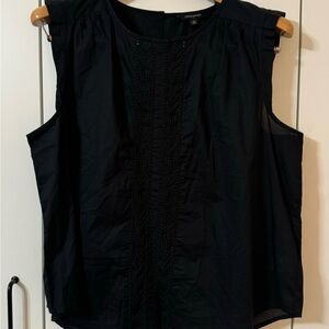 Black Sleeveless Blouse